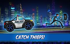 Two cars race side by side to see who can reach the finish line first. Police Car Racing For Kids For Android Free Download