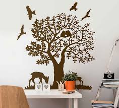 Ab 23,96 € * 29,95 € * wandtattoo pastell baum in hellen farben mit. Kinderzimmer Wandtattoo Baum Mit Tier Tenstickers