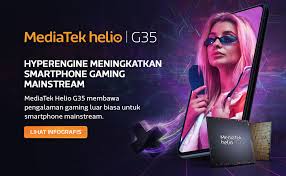 Bedax chip ungu dan biasa. Mediatek Helio G Series