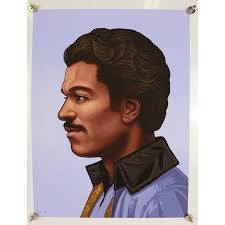 Lando Calrissian Star Wars Portrait Mike Mitchell Mondo Print 16 x12