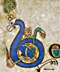 Book Of Kells Initial Letter B Look At The Tain Silver Brooch Called Kells B Bird Brooch Do You See Where Ispi Livre De Kells Ecriture Celtique Lettrine