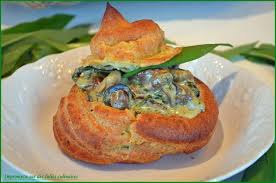 Petit Choux Aux Escargots Et A L Ail Des Ours Recettes De Cuisine Recette Escargot Recette Entree