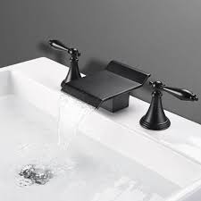 The only difference is that double uses two separate handles to perform its task while single uses one handle to control the. Yescom 2 Handle Widespread Bathtub Faucet Finish Color Opt Yescomusa