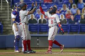 See tray turner in the world champs take on vlad guerrero junior and the blue jays mlb network's thursday afternoon baseball live at four eastern. Fedde Harrison Lift Nats Over Jays In Springer S Debut Wtop