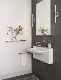 A trough sink could be perfectly suited for your small bathroom. 12 Minimalist Bathroom Ideas For A Clean Modern Look In 2021 Bathroom Sink Design Stylish Bathroom Gray Bathroom Decor