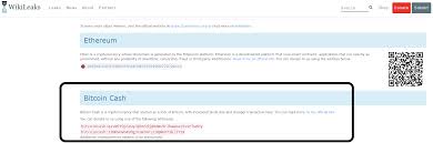 Merchants and users are empowered with low fees and reliable confirmations. Wikileaks Now Accepts Bitcoin Cash For Donations But Confuses Addresses