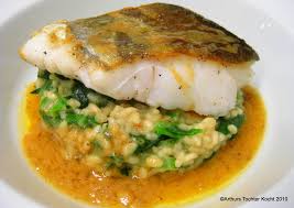 Rezept Fur Skrei Kabeljau Winterkabeljau Auf Der Haut Gebraten Mit Mangold Risotto Es Ist Skreison Kabeljau Skrei Rezept Leckeres Essen