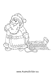 Ausmalbild Nikolaus Mit Seinem Schlitten Ausmalbilder Nikolaus Ausmalbilder Ausmalen
