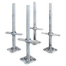 24 In Leveling Jack 4 Pack Scaffolding Galvanized Steel Galvanized