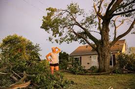 The derecho — which has the strength of a hurricane but hovers over a far wider area — flattened homes and flipped over. In Derecho S Wake More Than 250 000 In Midwest Struggle Without Power The New York Times