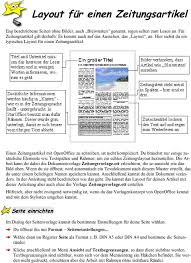 Alle motive und muster unserer tageszeitung lassen sich blitzschnell mit ihren inhalten befüllen. Layout Fur Einen Zeitungsartikel Pdf Kostenfreier Download