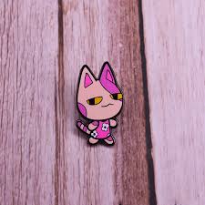 Animal crossing wild world, animal crossing city folk, animal crossing pocket camp, villager, cats, new. Bob Enamel Pin Cute Purple Cat Game Brooch Animal Crossing Fans Gift Classic Collection Brooches Aliexpress