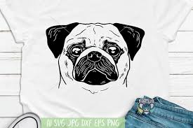 Download Pug Svg Pug Face Dog Face Svg Dog Mom Svg Cricut Files 1237906 Cut Files Design Bundles