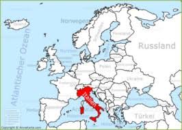 Die städte von deutschland auf der karte. Italien Politische Landkarte Annakarte Com