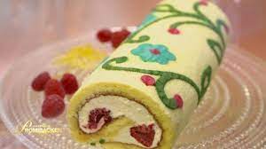das grosse promibacken deco roll cake rezept rollkuchen das grosse backen rezepte erdbeer sahne kuchen