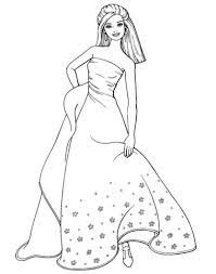 Dibujos De Barbie Para Imprimir Vestido Muneca Dibujo Dibujos Para Colorear Barbie Para Colorear