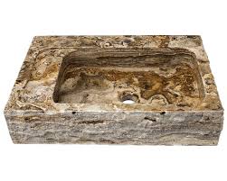 864 golden silk onyx vessel sink