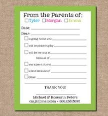 cute free printable of absence/change for the school note | Jaxson ...