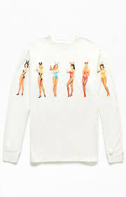 Original / hand engraved on black painted playboy bunny tattoo on the wrist. Playboy By Pacsun Day Club Bunny Girls Long Sleeve T Shirt Pacsun