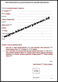 Download file ms word (doc, 46kb) 6 Contoh Surat Pakta Integritas