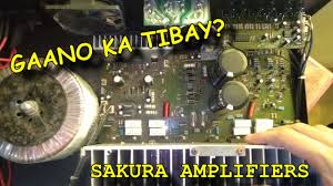 Here used pnp and npn transistor 2n3055 and mj2955. Gaano Ka Tibay Ang Mga Sakura Amplifiers Sakura 730 Amplifier Internal Youtube