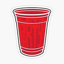 Morgan wallen mug shot • red solo cup. Red Solo Cup Stickers Redbubble