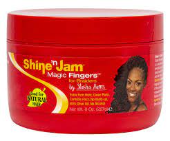 Primarily used to smooth the edges of the hair line, shine 'n jam also helps maintain and. Shine N Jam Magic Fingers For Braiders Ampro Industries Inc