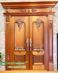 Kusen pintu dan kusen jendela digabung menjadi satu dan memakai komponen kayu jati solid yang super grade a1. Pintu Ukir Jepara Kayu Jati Model Terbaru Kusen Pintu Jati