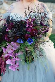 Blue wedding bouquet | rose & hydrangea blue bridal bouquet (small). 77 Halloween Wedding Bouquets With Dark Romance Touches Weddingomania