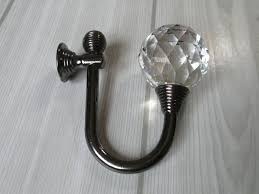 Black Decorative Window Tie Backs Glass Wall Hooks Crystal Curtain Tie Backs Curtains Tiebacks Crystal Curtains Curtain Tie Back Hooks Curtain Ties