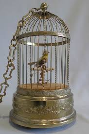 Bird In A Gilded Cage Book French Single Bird Singing Bird Cage By Bontems Of Paris Vintage Bird Cage Bird Cage Antique Bucket