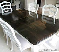 Give your dining table set a farmhouse makeover with this beginners guide to refinishing your kitchen table and chairs. Pin On If I Were A Carpenter
