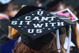 You Can T Sit With Us Graduation Cap Graduation Cap Decorated Graduationday Graduation Cap Graduation Day Graduation
