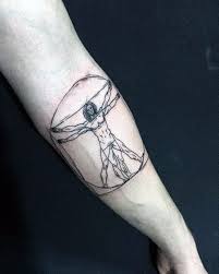 According to da vinci, the man consists of four elements: 50 Vitruvian Man Tattoo Designs For Men Da Vinci Ink Ideas