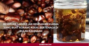 Amalkan setiap hari untuk mendapatkan kesihatan yang baik, tubuh yang cergas, minda yang cerdas, mata yang sihat dan badan yang bertenaga! Resepi Air Nabeez Air Rendaman Kurma Yang Buat Korang Kekal Bertenaga Di Bulan Ramadan Edu Bestari