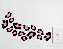 Cheetah Print Wall Cheetah Print Walls Leopard Wall Decals Wall Decals