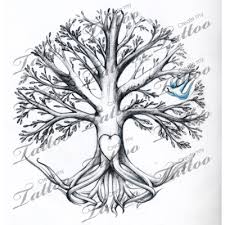 Marketplace Tattoo Tree With Bird With Names In Branches 6122 Createmytattoo Com Tree Of Life Tattoo Tree Tattoo Tree Heart Tattoo