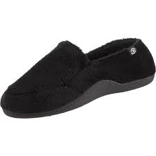 Isotoner Mens Microterry Slip On Slippers Slippers