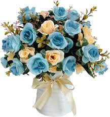 We did not find results for: Buy Ly Emmet Artificial Rose Bouquets With Ceramics Vase Fake Rose Flowers Decoration For Table Home Office Wedding Blue Online In Turkey B07svxgx57