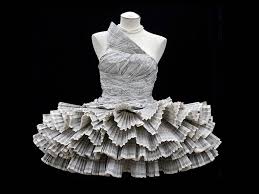 403 Forbidden Book Dress Paper Dress Newspaper Dress