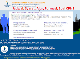 Ia menyebutkan, terdapat beberapa formasi cpns yang dibutuhkan. Pendaftaran Cpns Bappenas 2019 Syarat Jadwal Daftar Cpns