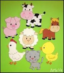 Animales De Granja Selva Y Acuaticos En Goma Eva 12 Cm Animales De Gomitas Granja Dibujo Animales De La Granja