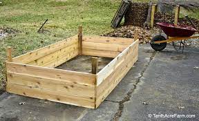 How to make a garden bed on concrete. How To Garden In Raised Beds On Pavement Tenth Acre Farm