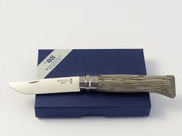 Couteau N 8 Bouleau Lamelle Gris Couteau De Poche Opinel Couteau