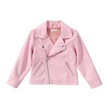Pin By Kerry Fegan On Kids And Parenting Pink Leather Jacket Leather Jacket Toddler Girl