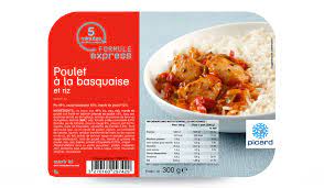 poulet a la basquaise et riz surgeles les plats cuisines picard poulet riz recette