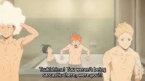 There have been plenty of important characters in haikyuu!! Hinata Kageyama Tsukishima Yamaguchi In Hot Tub Haikyuu To The Top Season 4 Part 2 Episode 12 Youtube