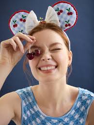 Disney Minnie Mouse Cherry Ears Headband