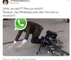 Usuarios de las redes sociales whatsapp, instagram y facebook reportaron esta tarde la caída de estos sistemas de mensajería instantánea y muros personales a través de la página especializada. Memes De Whatsapp Burlas Y Risas Por Las Fallas Y Caida Mundial Fotos Mediotiempo