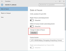 Mon pc change d'heure et de date tout seul. Regler Une Date Et Une Heure Incorrecte Dans Windows 10